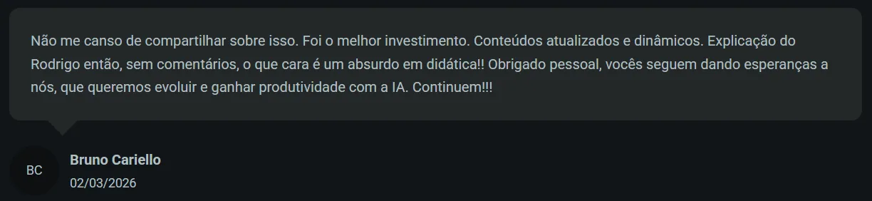 Depoimento de aluno da Formação AI Designer — depoimento_bruno_cariello