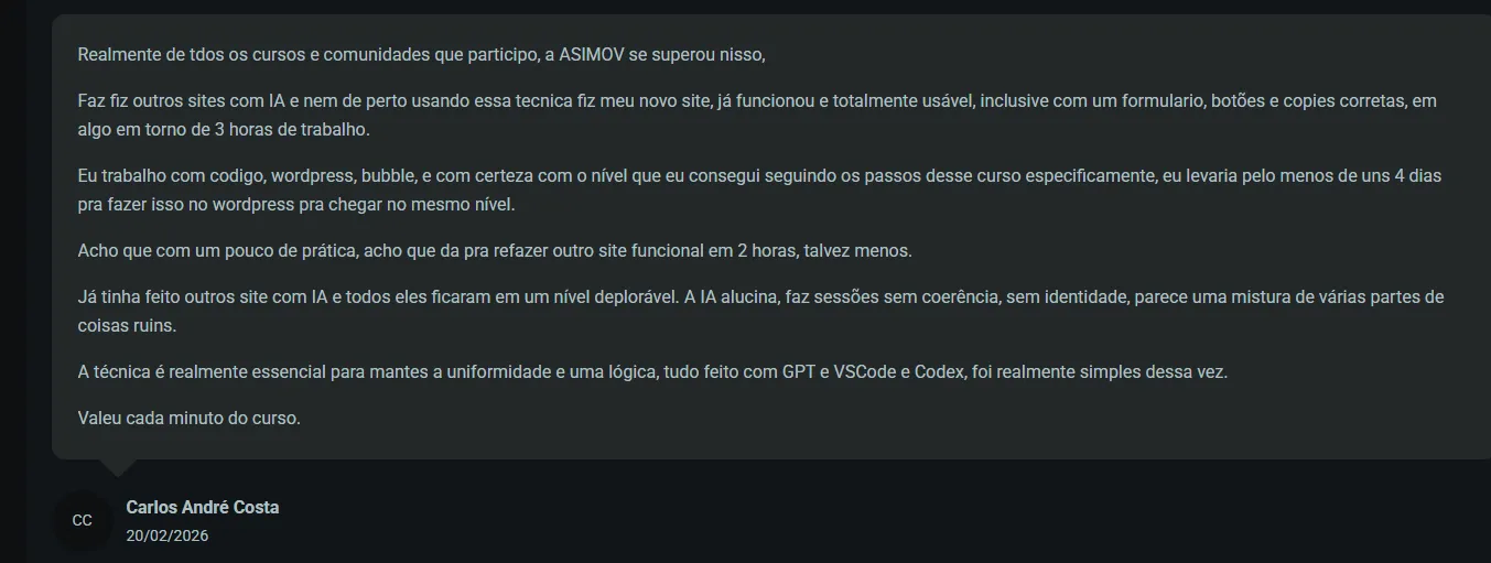Depoimento de aluno da Formação AI Designer — depoimento_carlos_andre_costa