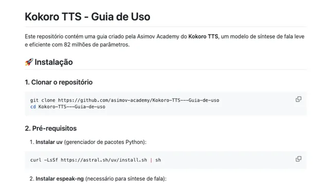Kokoro TTS – Modelo de geração de voz gratuito