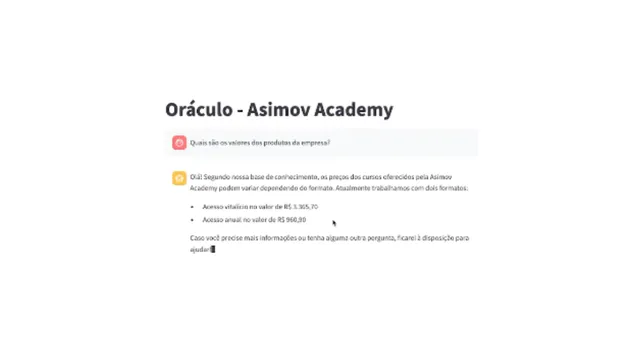 Oráculo – Assistente Virtual com RAG