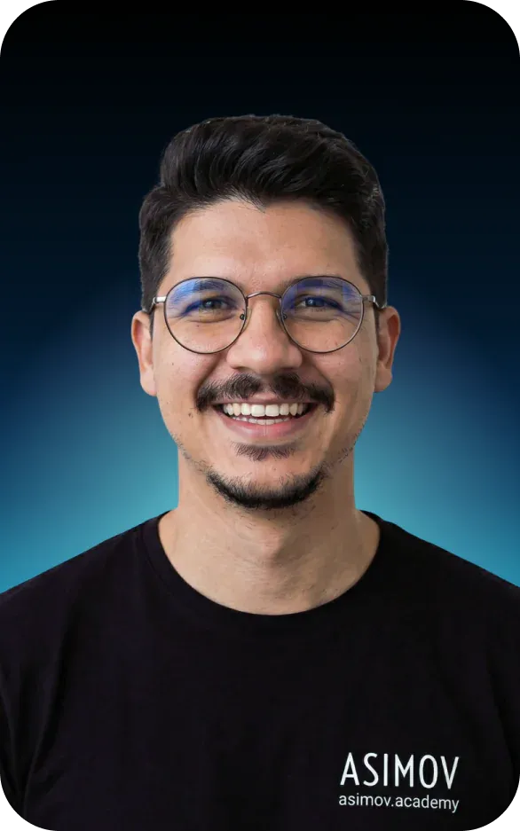 Mykael Lima, instrutor da Asimov Academy