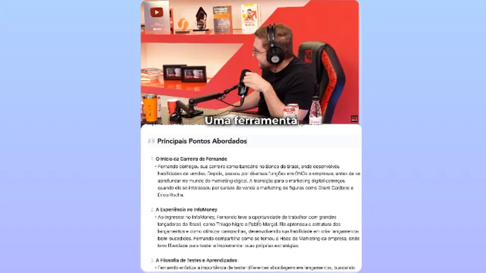 Resumidor de Podcasts