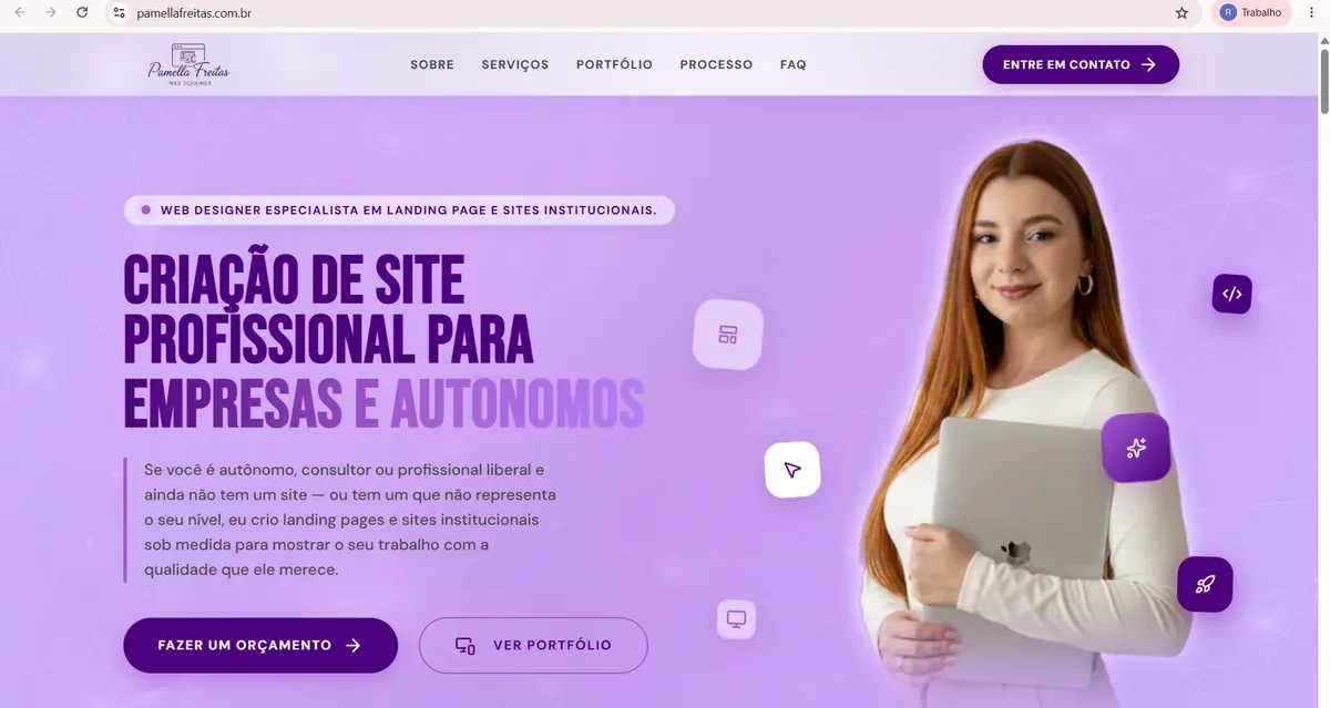 Página feita por aluno da Formação AI Designer
