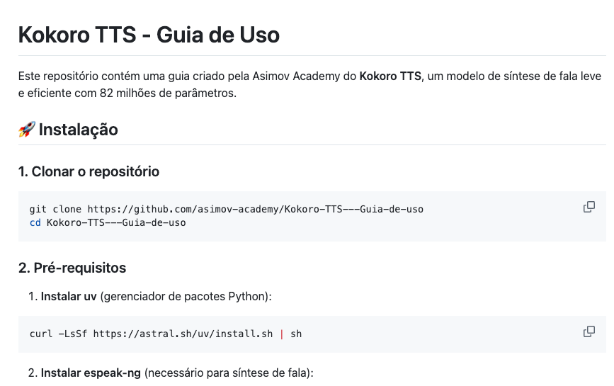 Kokoro TTS – Modelo de geração de voz gratuito