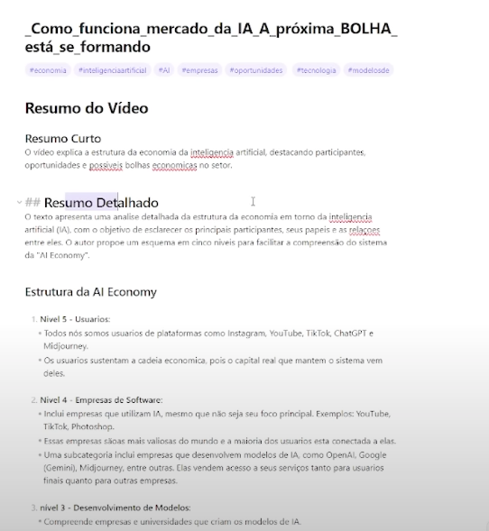 ObsidianEnhanced_2 – I.A. para criação de notas